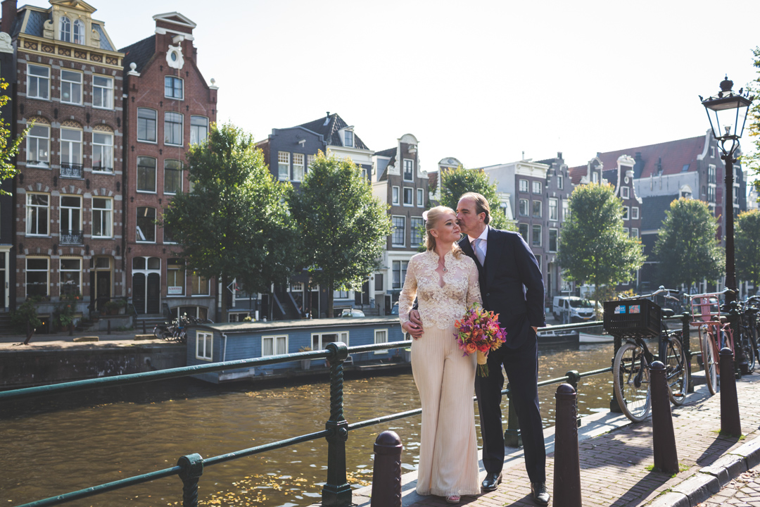 bruiloft in Amsterdam